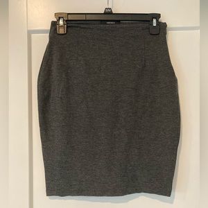 Forever 21 Pencil Skirt-Gray